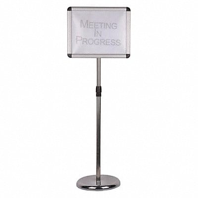 Sign Holder Aluminum/Steel Pedestal