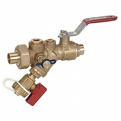 Combination Strainer Valve 1/2In Sweat