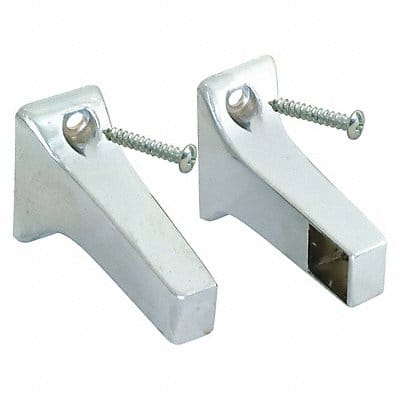 Towel Bar Brackets Zinc 1 3/8 in H PR