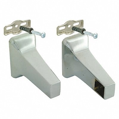 Towel Bar Brackets Zinc 1 3/8 in H PR