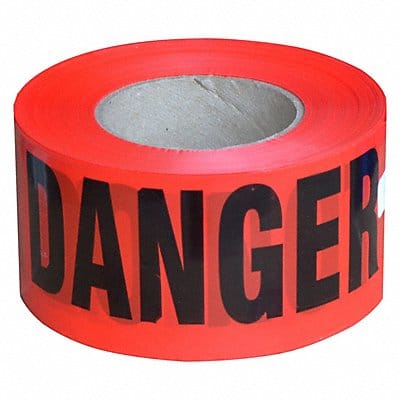 Barricade Tape Red 1 000 ft L 3 in