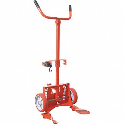 Drum Hand Truck 1000 lb Steel Orange