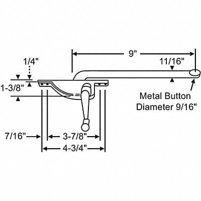 Window Operator Left Hand 12 L