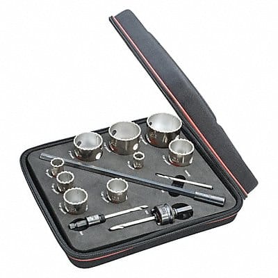 Diamond Grit 13 Piece Hole Saw Kit