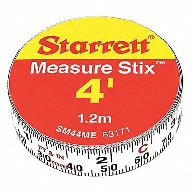 Measuring Stick 1/2 x4ft Metric/English