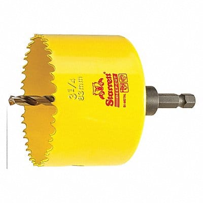 Bi-Metal Hole Saw w/Arbor 3-1/4 83mm