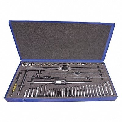 Tap/Die Set 52pc UNC UNF UNS NPT