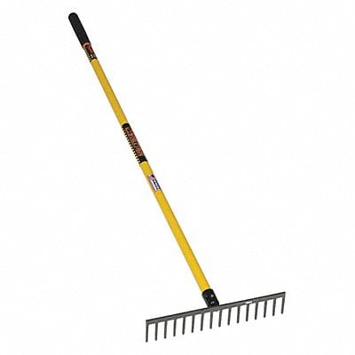 Level Head Rake 64 Yellow Handle