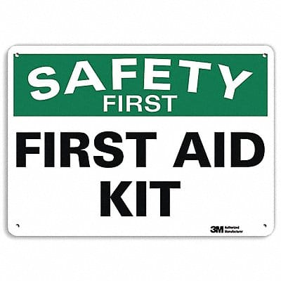 Safety Sign 7 in x 10 in Plastic