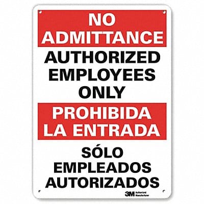 Notice Sign 14 inx10 in Plastic