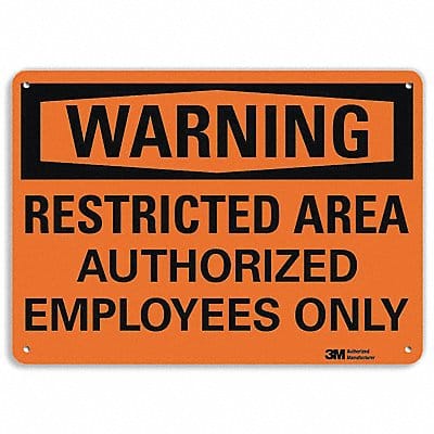 Security Sign 10 inx14 in Plastic