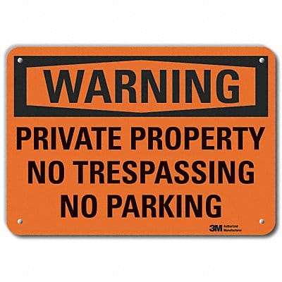 Security Sign 10 inx14 in Plastic