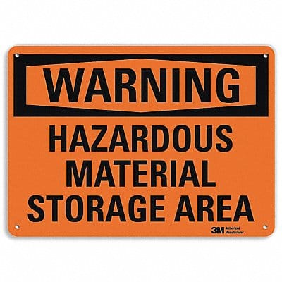 Security Sign 10 in x 14 in Plastic