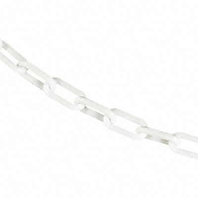 Plastic Chain 50 ft L White