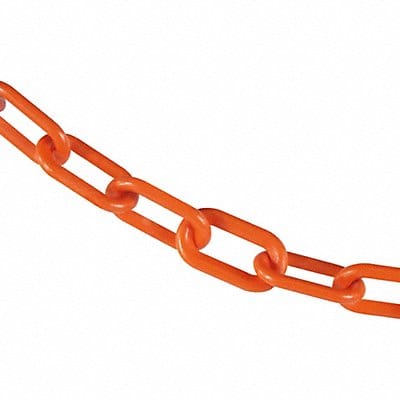 K6948 Plastic Chain 50 ft L Safety Orange