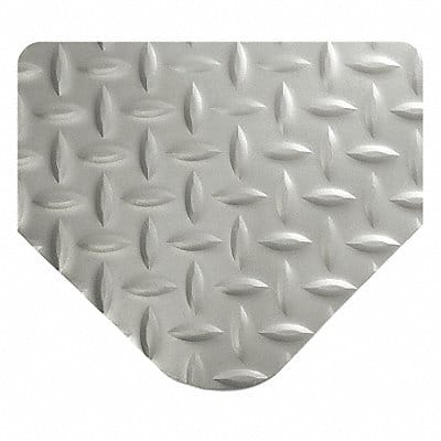 Diamond-Plate Spongecote Mat Gry 3x25ft