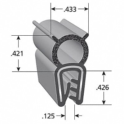 Trim Seal Coex 25 Ft.