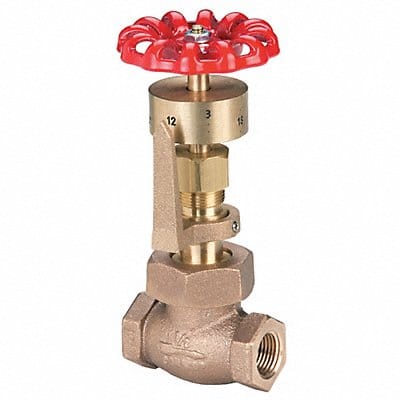 Gate Valve 1/2 in FNPT Bronze