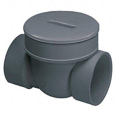 Backwater Valve 2 in PVC 120 Deg F