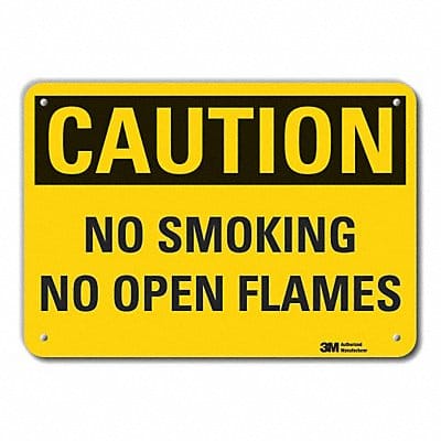 Caution Sign 10 inx14 in Plastic