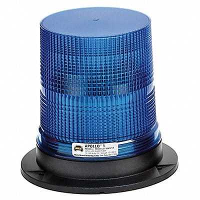 LED Warning Light Blue 12/100VDC