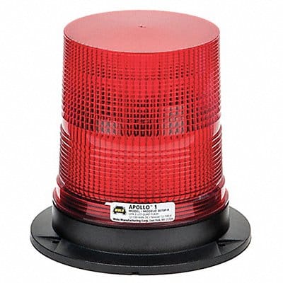 LED Warning Light Red 12/100VDC