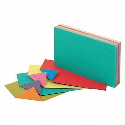 Extreme Index Cards 3x5 Assorted PK100