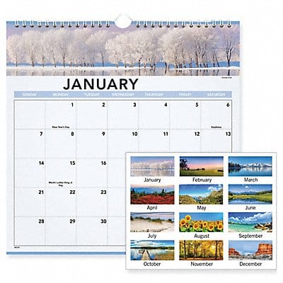 Wall Calendar Monthly Landscape