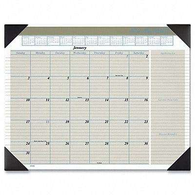 Desk Calendar 22 X17 Buff