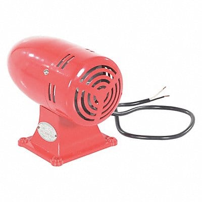 Warning Siren Steel Red