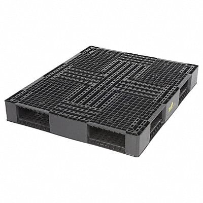 Black Plastic Pallet 8800 lb 48 x 40