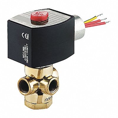 Solenoid Valve Brass NC Air Inert Gas