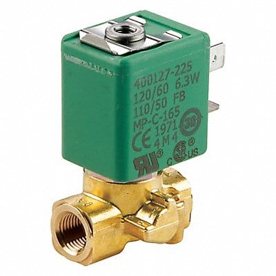 Solenoid Valve Brass NC Air Inert Gas