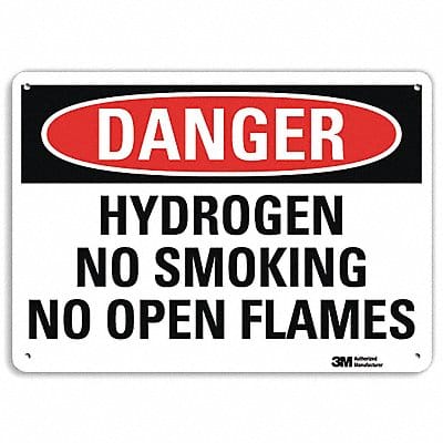 Danger Sign 7 in x 10 in Plastic