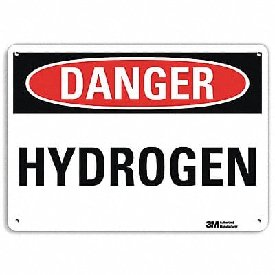 Danger Sign 7 in x 10 in Plastic