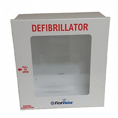 Defibrillator Storage Cabinet White