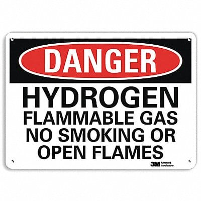 Danger Sign 10 in x 14 in Plastic