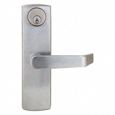 Exit Device Trim Lever Satin Chrome