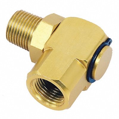 Swivel 90 Deg Steel 3/8 in FNPT Inlet