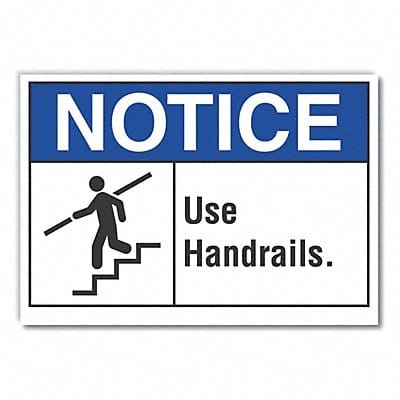 Notice Sign 7 inx10 in Non-PVC Polymer