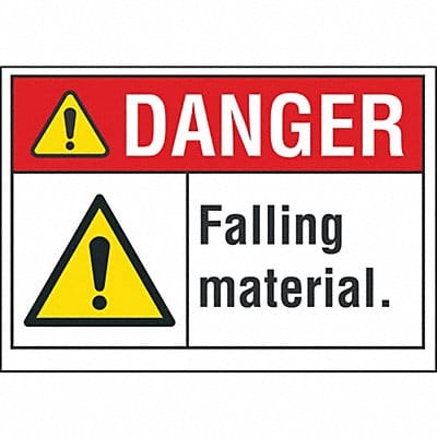 Danger Sign 7 inx10 in Non-PVC Polymer