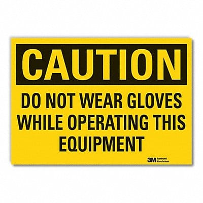 Caution Sign 10inx14in Non-PVC Polymer