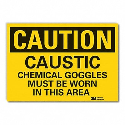 Caution Sign 10inx14in Non-PVC Polymer