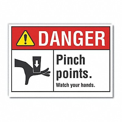 Danger Sign 7 inx10 in Non-PVC Polymer