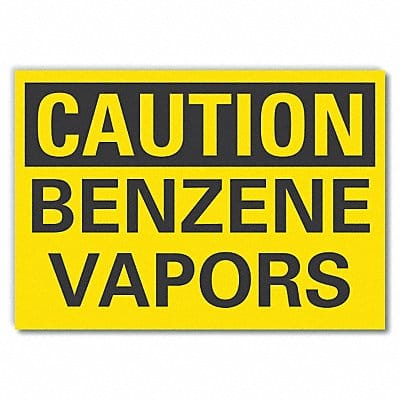 Caution Sign 7in x 10in Non-PVC Polymer