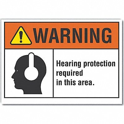 Warning Sign 10inx14in Non-PVC Polymer