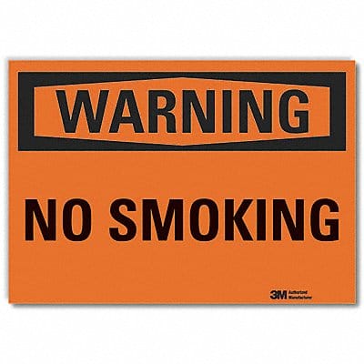 Warning Sign 10inx14in Non-PVC Polymer