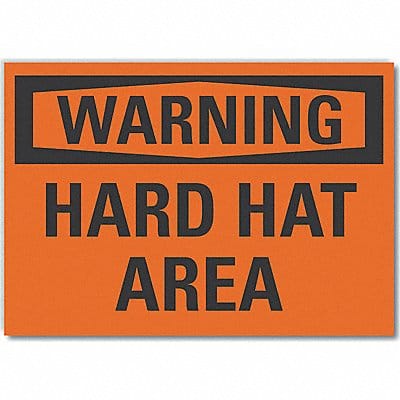 Warning Sign 10in x 14in Non-PVC Polymer