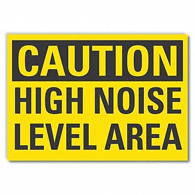 Caution Sign 7in x 10in Non-PVC Polymer