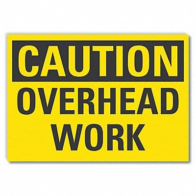 Caution Sign 10inx14in Non-PVC Polymer